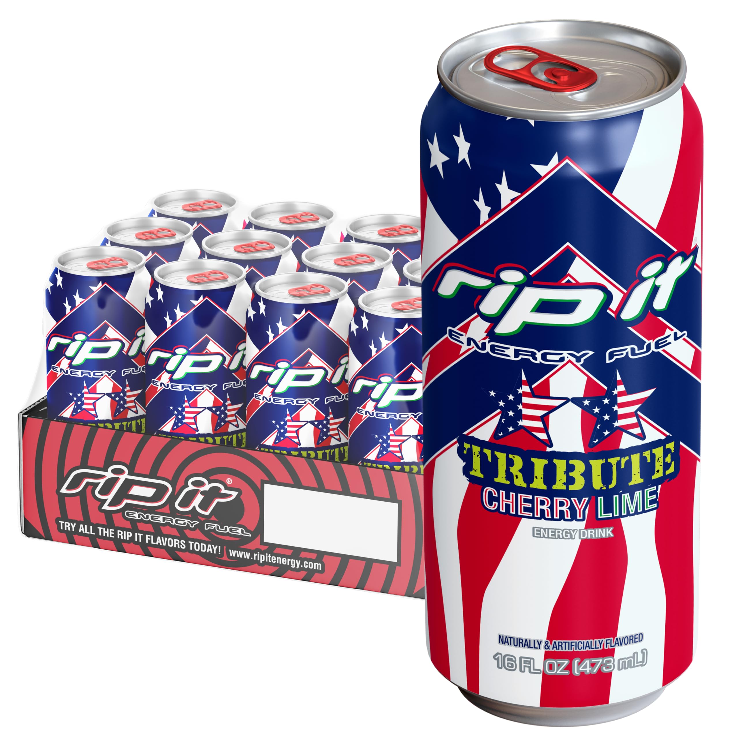 Amazon.com : Rip-It Energy Drink | Tribute Cherry Lime | Cherry